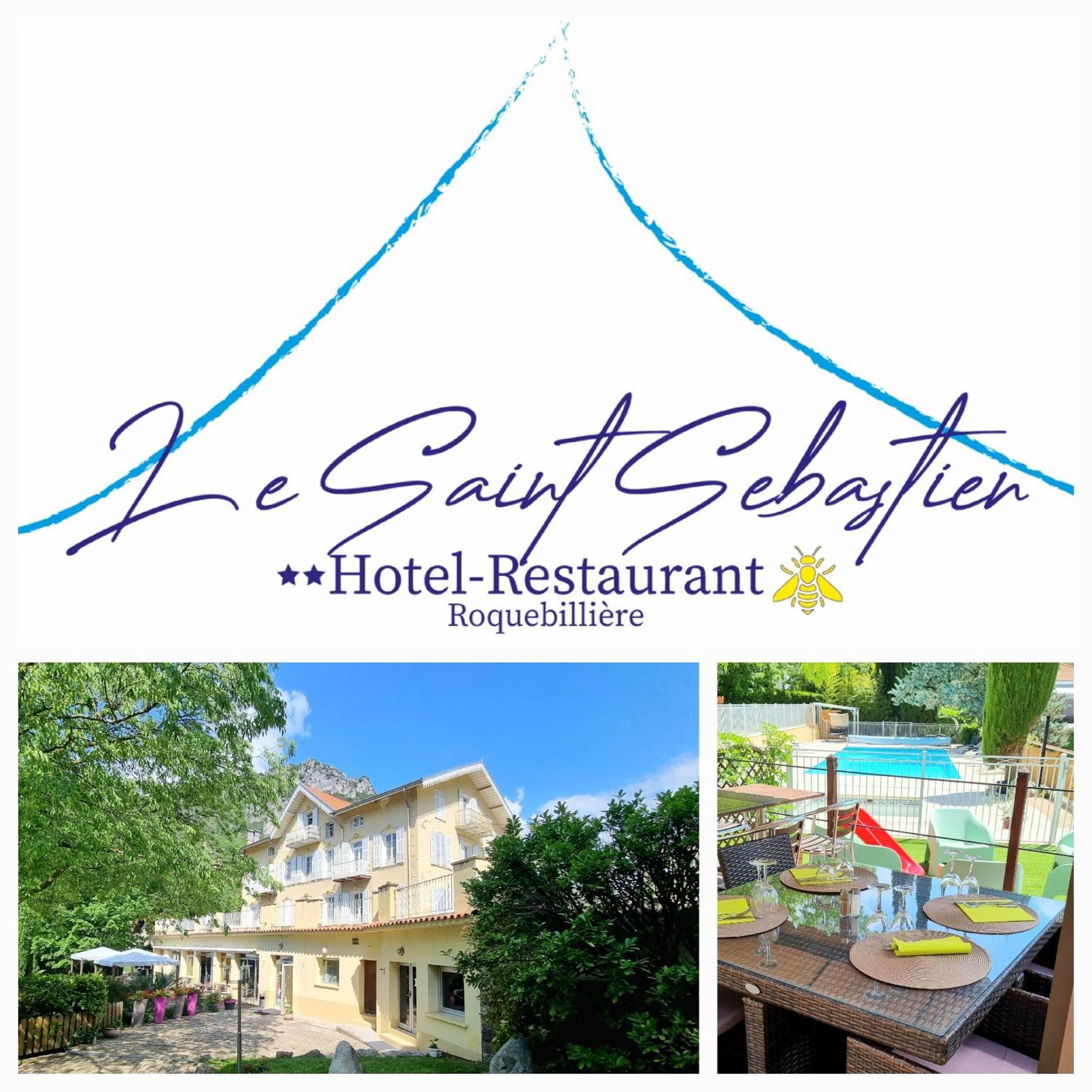 Hotel St Sebastien Roquebilliere Exterior foto